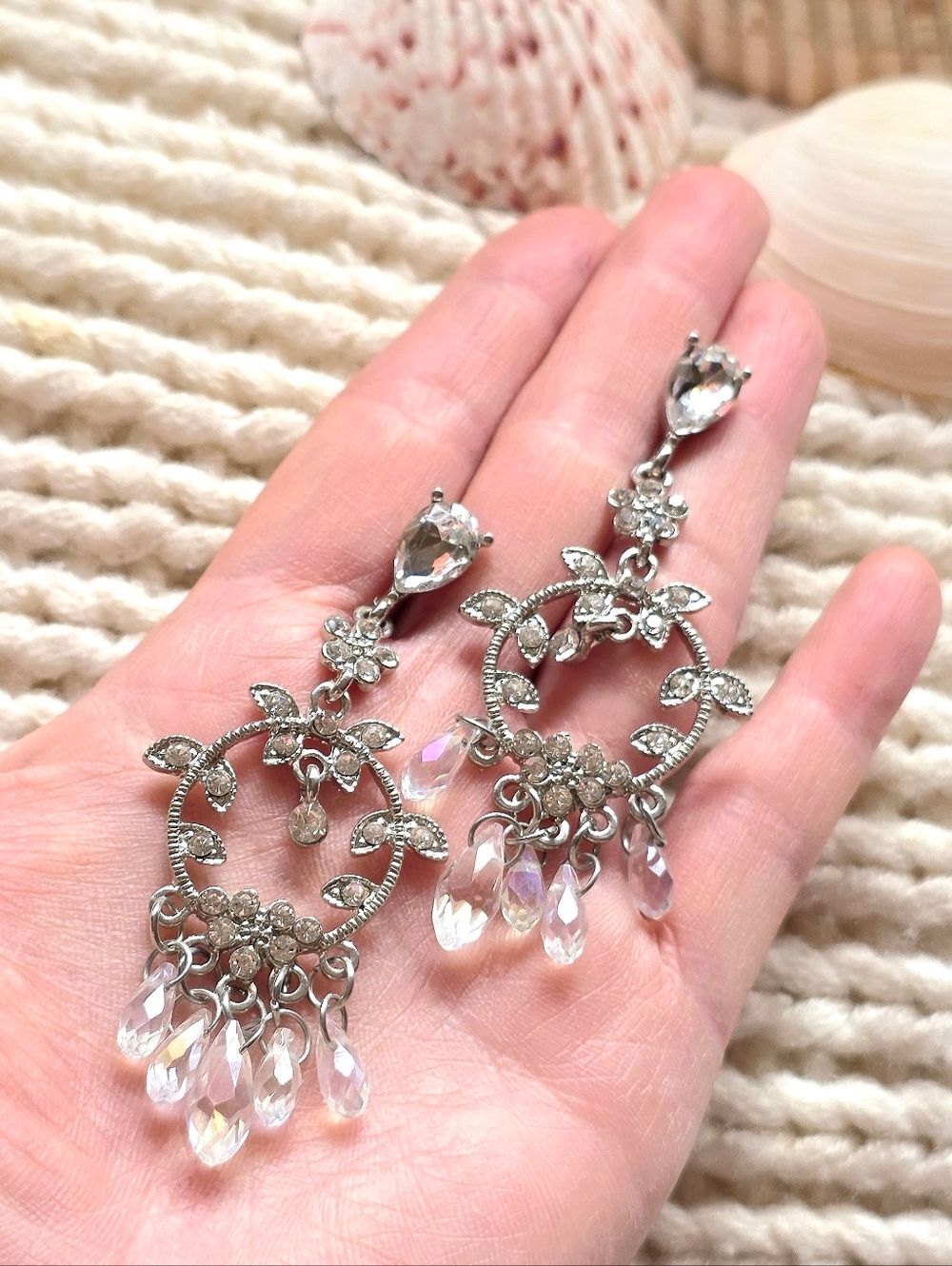 🍒NEW🍒 Crystal Chandelier Drop Earrings